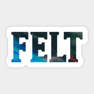 Felt - Psychedelic Style Sticker